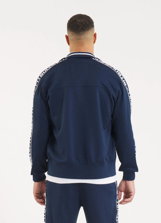 Sweatjacke „OLDSCHOOL TAPE LOGO“ - navy