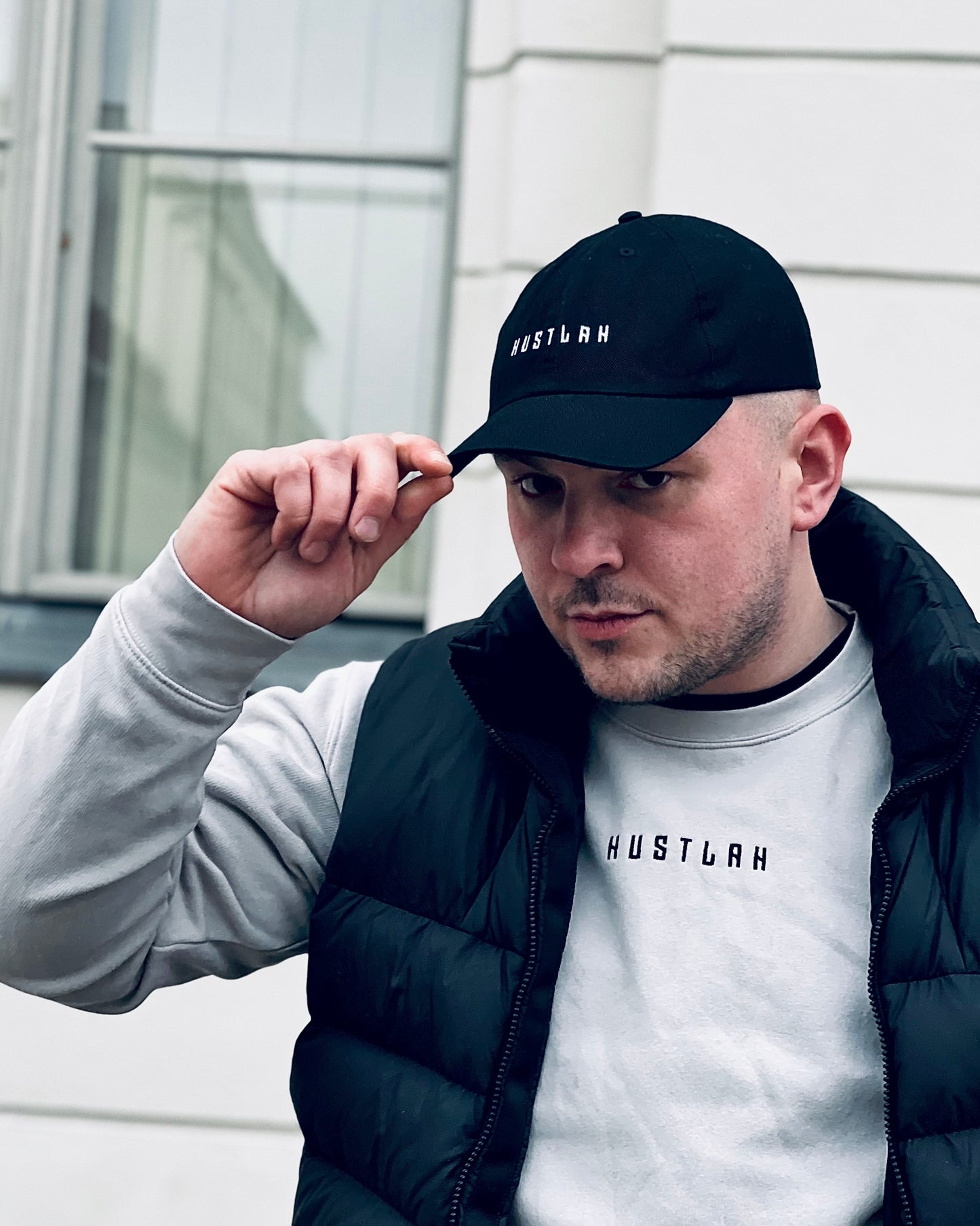 PANEL CAP SCHWARZ - Hustlah