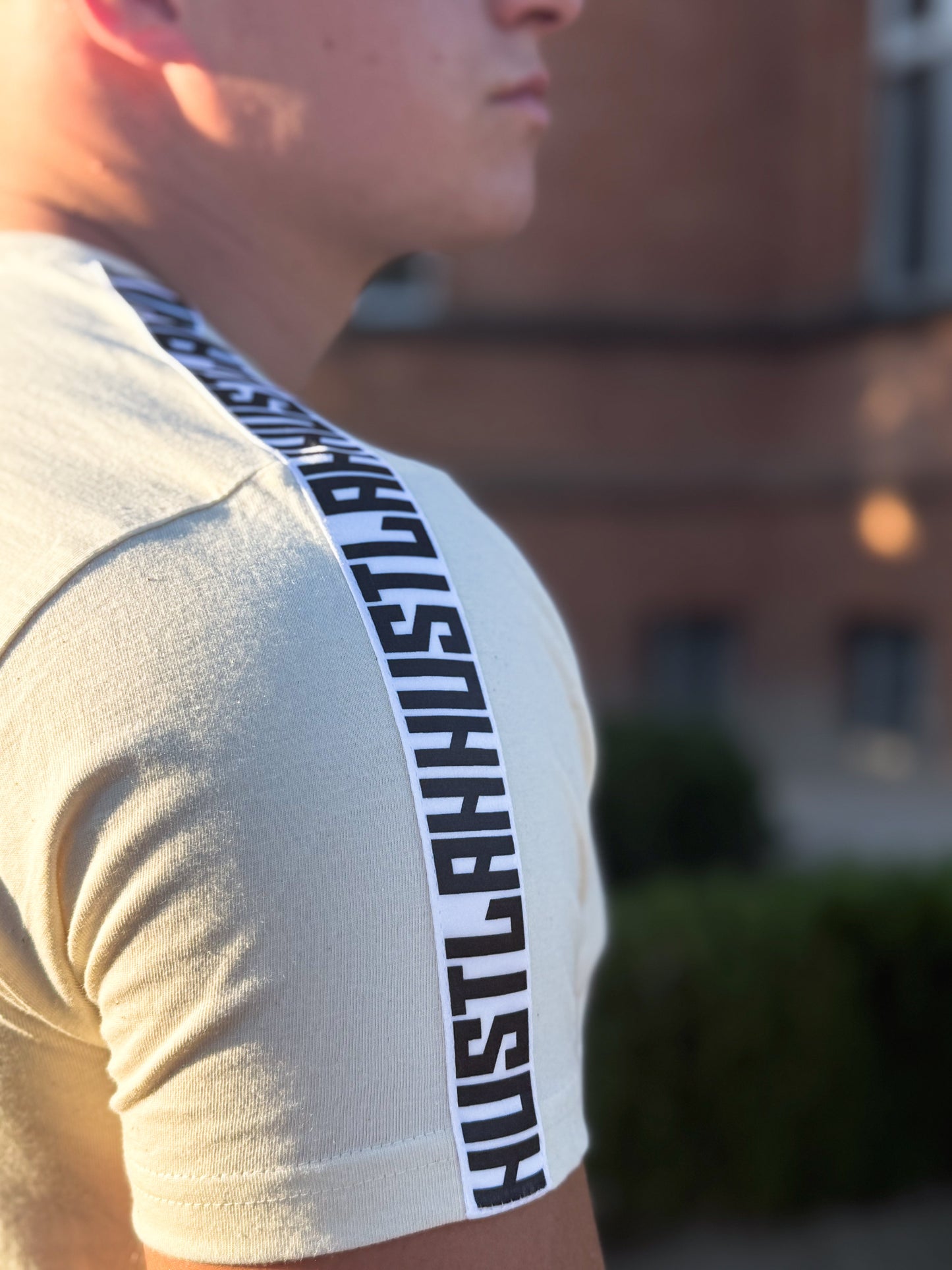 T-Shirt „SEWN ON FLEX“ (beige)