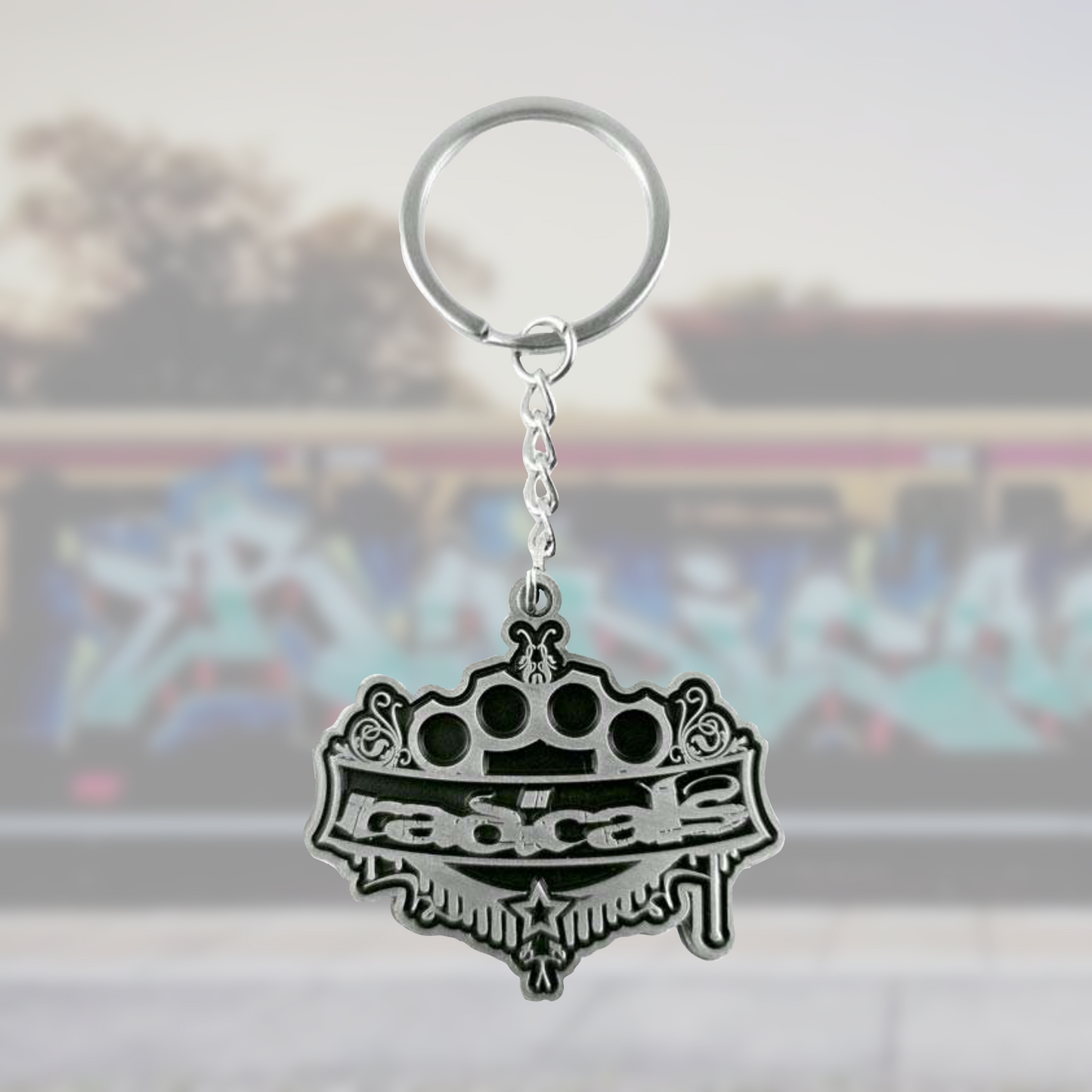 Schlüsselanhänger „RADICALS“ - chrome