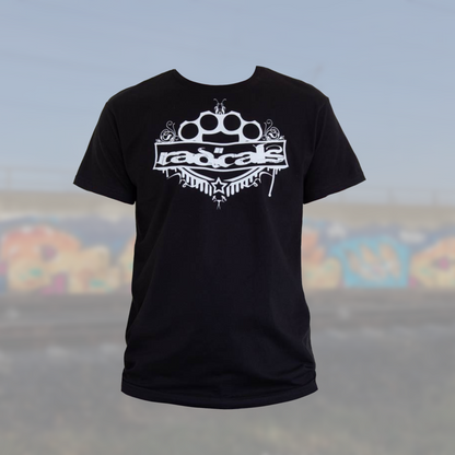 T-Shirt „RADICALS“ White Logo Basic - schwarz