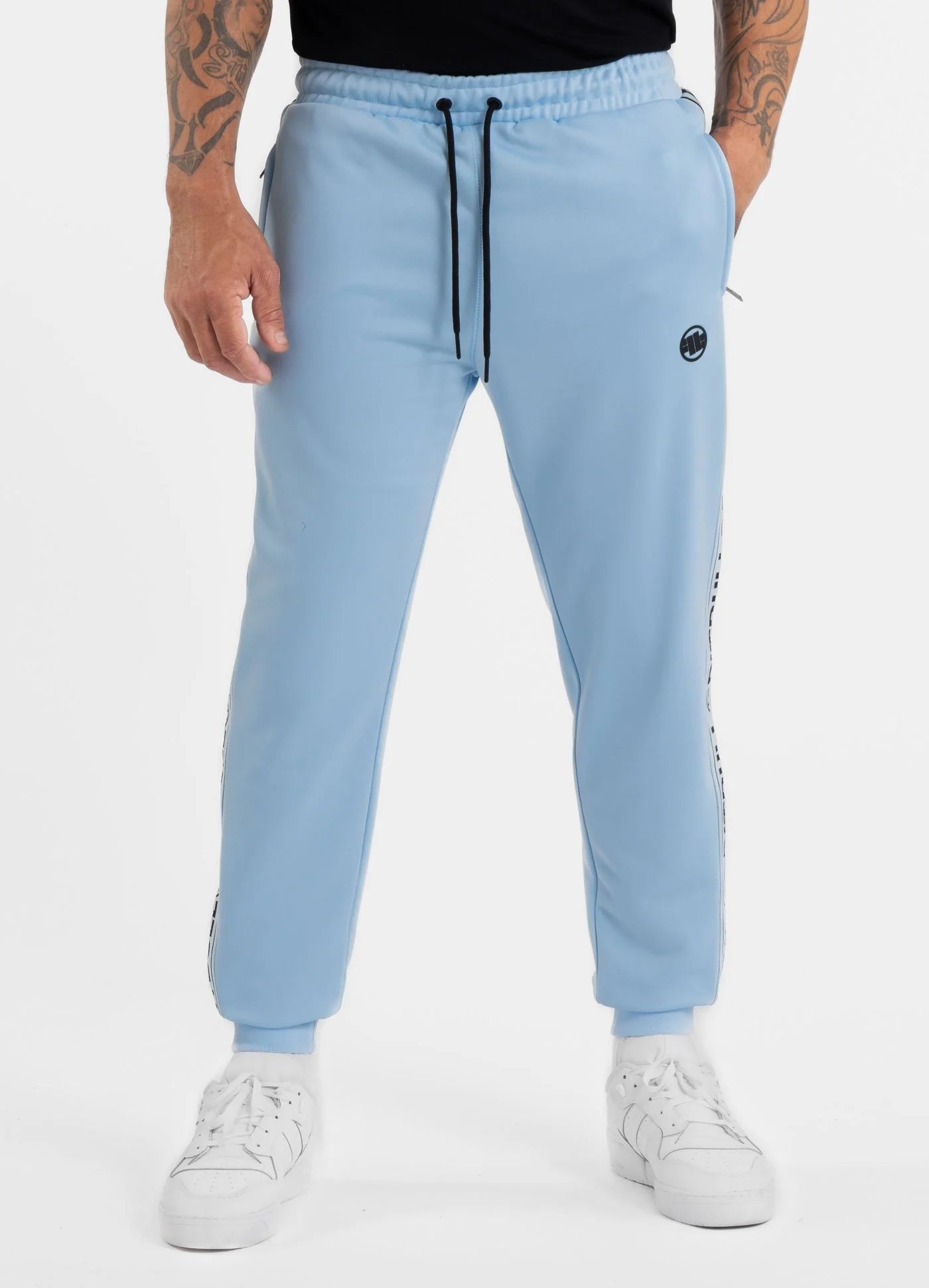 Jogginghose „OLDSCHOOL TAPE LOGO“ - babyblau