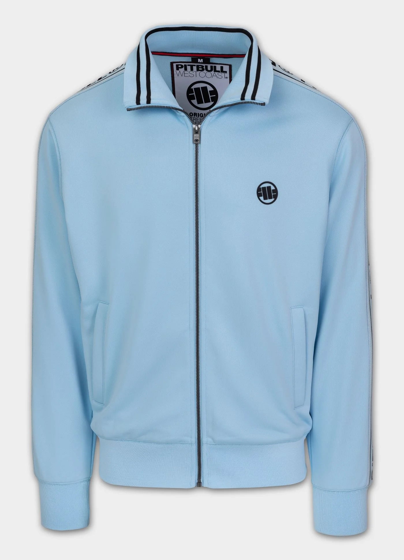 Sweatjacke „OLDSCHOOL TAPE LOGO“ - babyblau
